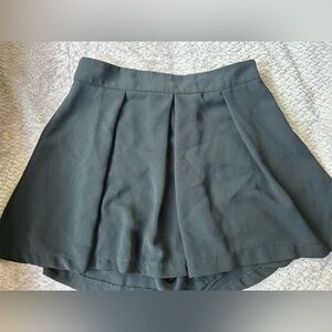 Zara Black Pleated Skort